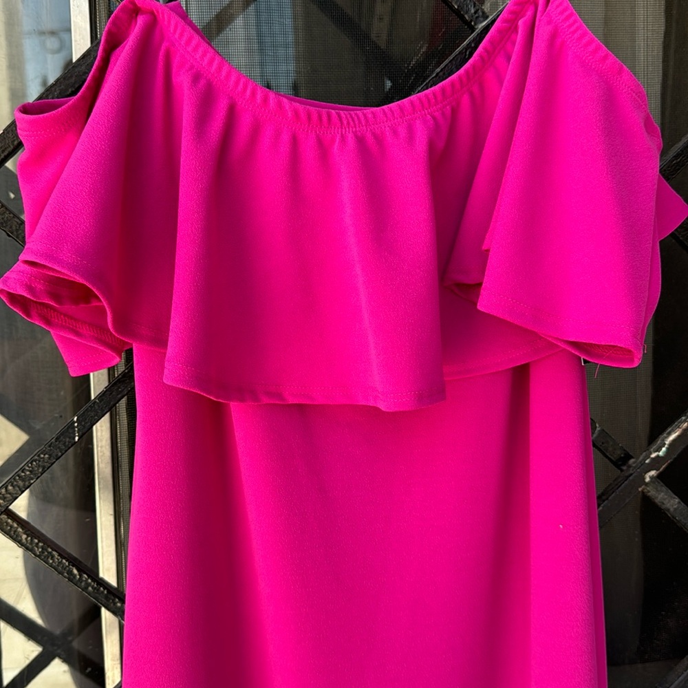 Fuchsia Strapless Dress